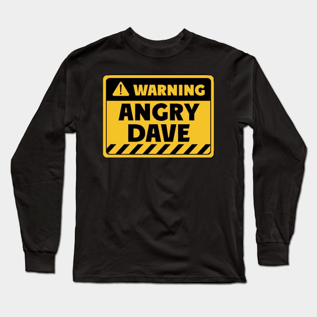 Angry Dave Long Sleeve T-Shirt by EriEri